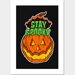 Stay Spooky Pumpkin Posters and Art